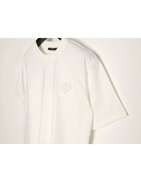 Louis Vuitton Chest Signature Embroidery Short-Sleeve Shirt,Louis Vuitton