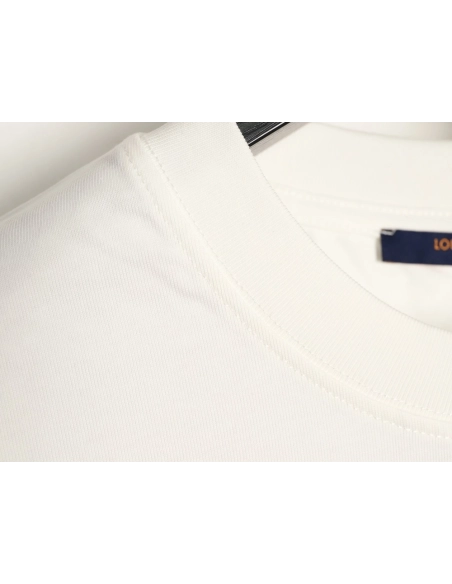 Louis Vuitton Chest Signature Embroidery Short-Sleeve Shirt,Louis Vuitton