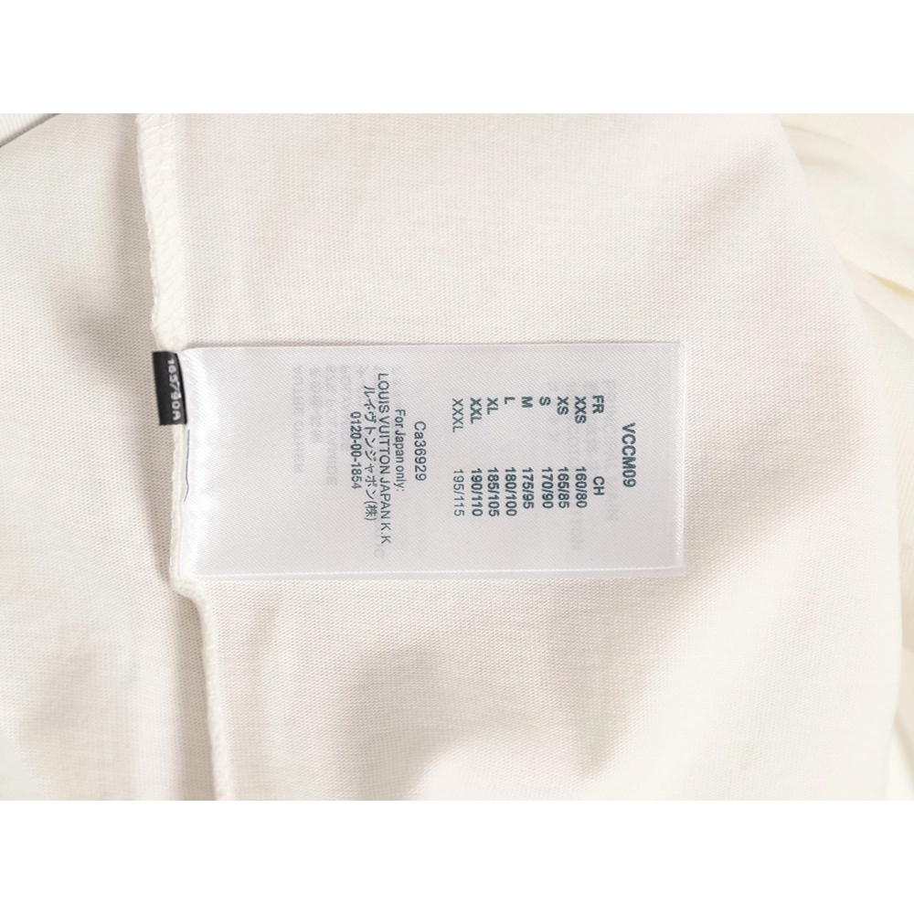 Louis Vuitton Dashed-Line Three-Flower Short-Sleeve T-Shirt,Louis Vuitton