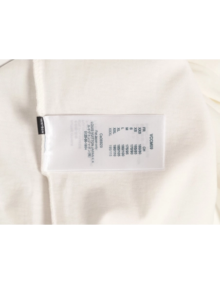 Louis Vuitton Dashed-Line Three-Flower Short-Sleeve T-Shirt,Louis Vuitton