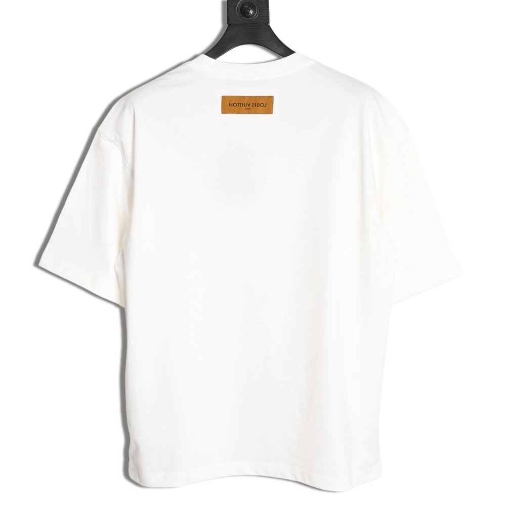 Louis Vuitton dove print short-sleeved shirt,Louis Vuitton