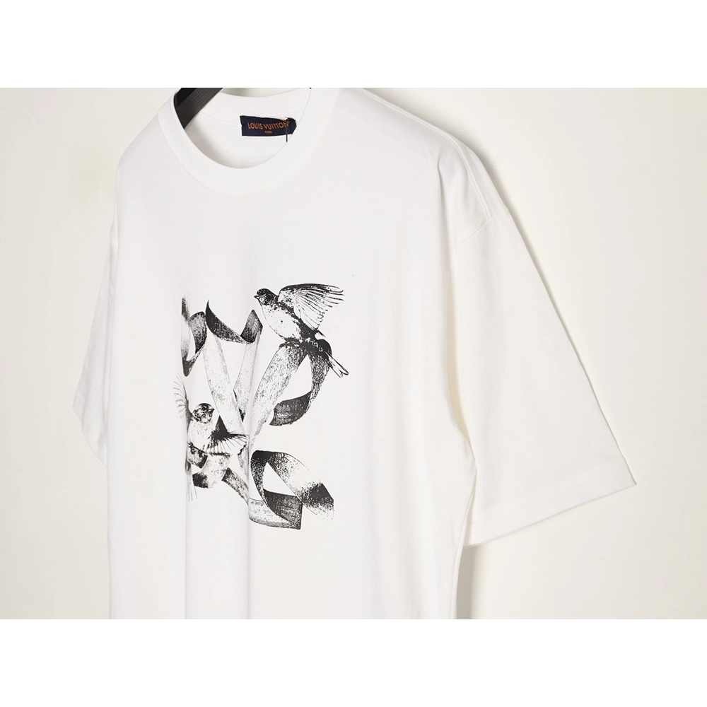Louis Vuitton dove print short-sleeved shirt,Louis Vuitton