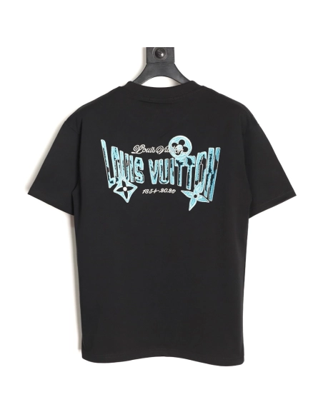 Louis Vuitton Embroidered Logo Short-Sleeve Top TSK1,Louis Vuitton