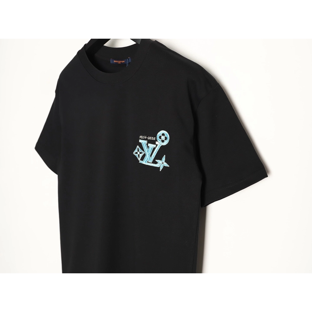 Louis Vuitton Embroidered Logo Short-Sleeve Top TSK1,Louis Vuitton