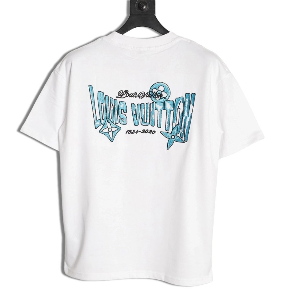Louis Vuitton Embroidered Logo Short-Sleeve Top,Louis Vuitton