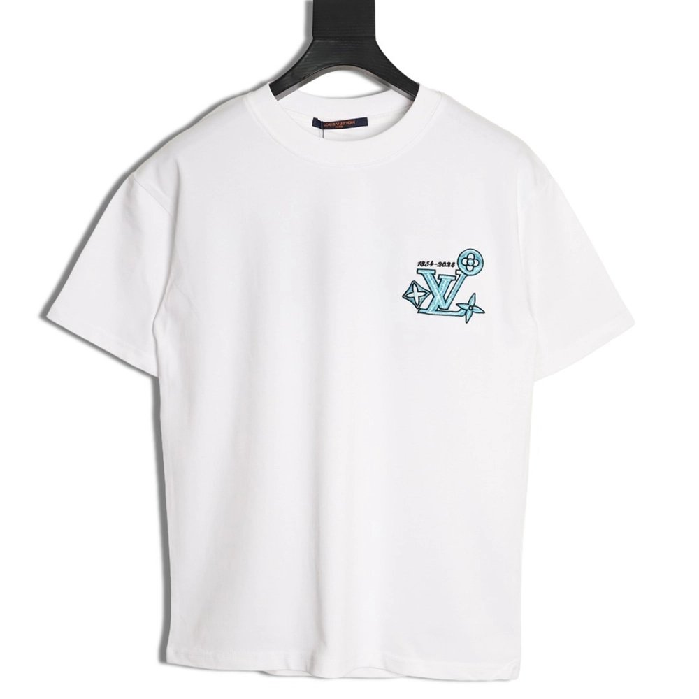 Louis Vuitton Embroidered Logo Short-Sleeve Top,Louis Vuitton