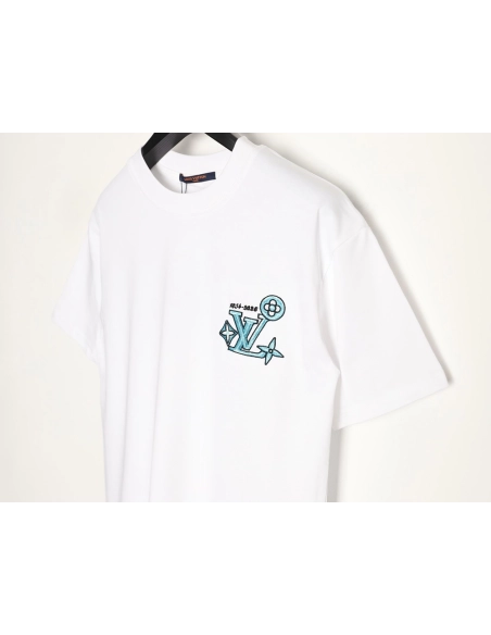 Louis Vuitton Embroidered Logo Short-Sleeve Top,Louis Vuitton