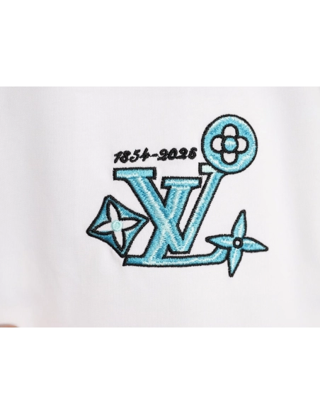 Louis Vuitton Embroidered Logo Short-Sleeve Top,Louis Vuitton