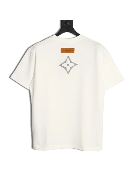 Louis Vuitton Flocked Logo Short-Sleeve T-Shirt,Louis Vuitton