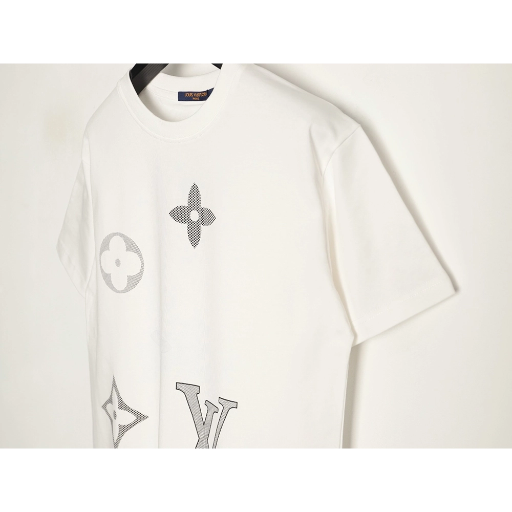 Louis Vuitton Flocked Logo Short-Sleeve T-Shirt,Louis Vuitton
