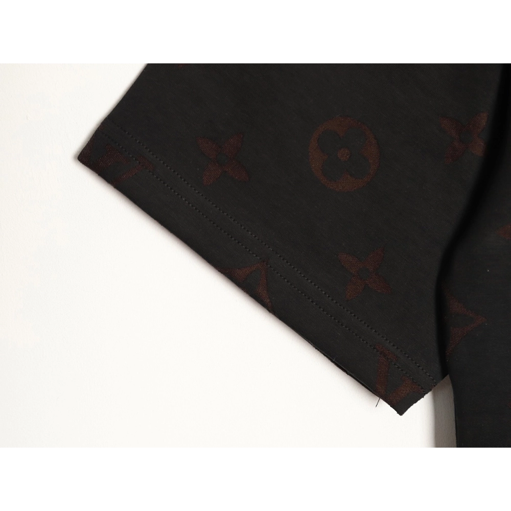 Louis Vuitton full monogram burnout short-sleeved shirt TSK4,Louis Vuitton