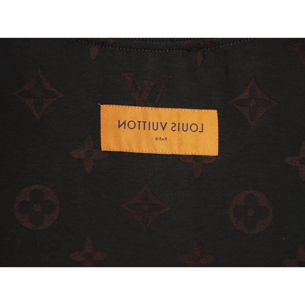 Louis Vuitton full monogram burnout short-sleeved shirt TSK4,Louis Vuitton