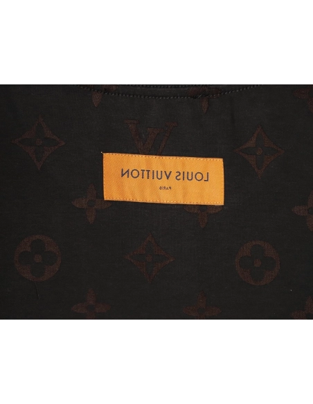 Louis Vuitton full monogram burnout short-sleeved shirt TSK4,Louis Vuitton