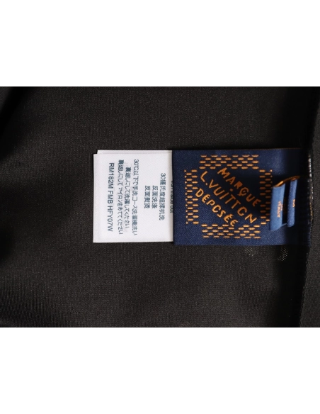 Louis Vuitton full monogram burnout short-sleeved shirt TSK4,Louis Vuitton