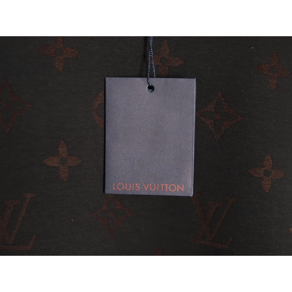 Louis Vuitton full monogram burnout short-sleeved shirt TSK4,Louis Vuitton