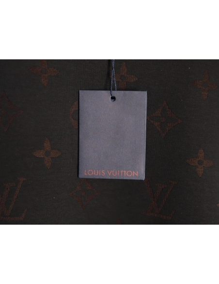 Louis Vuitton full monogram burnout short-sleeved shirt TSK4,Louis Vuitton