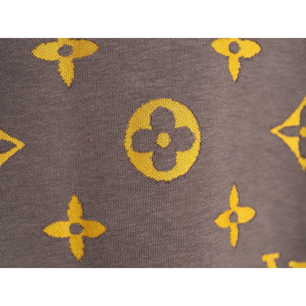 Louis Vuitton full monogram burnout short-sleeved shirt TSK3,Louis Vuitton