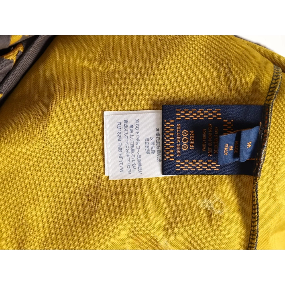 Louis Vuitton full monogram burnout short-sleeved shirt TSK3,Louis Vuitton