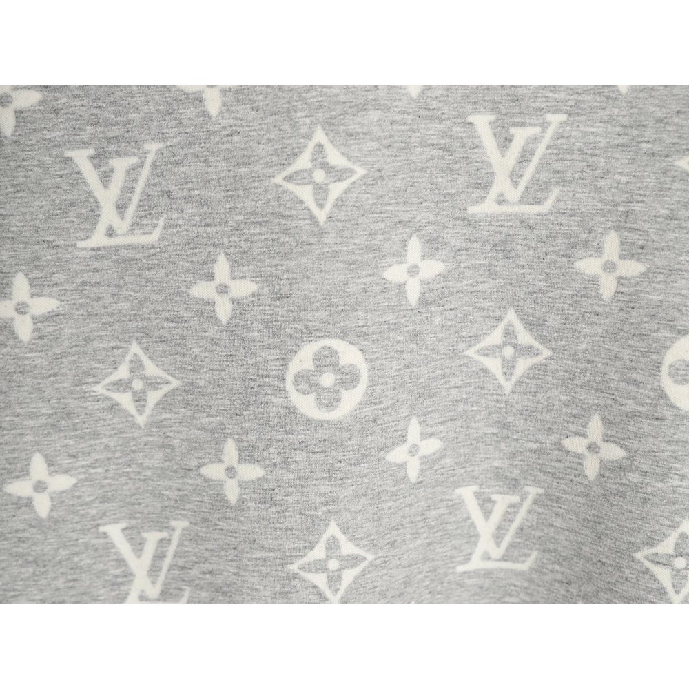 Louis Vuitton full monogram burnout short-sleeved shirt TSK2,Louis Vuitton