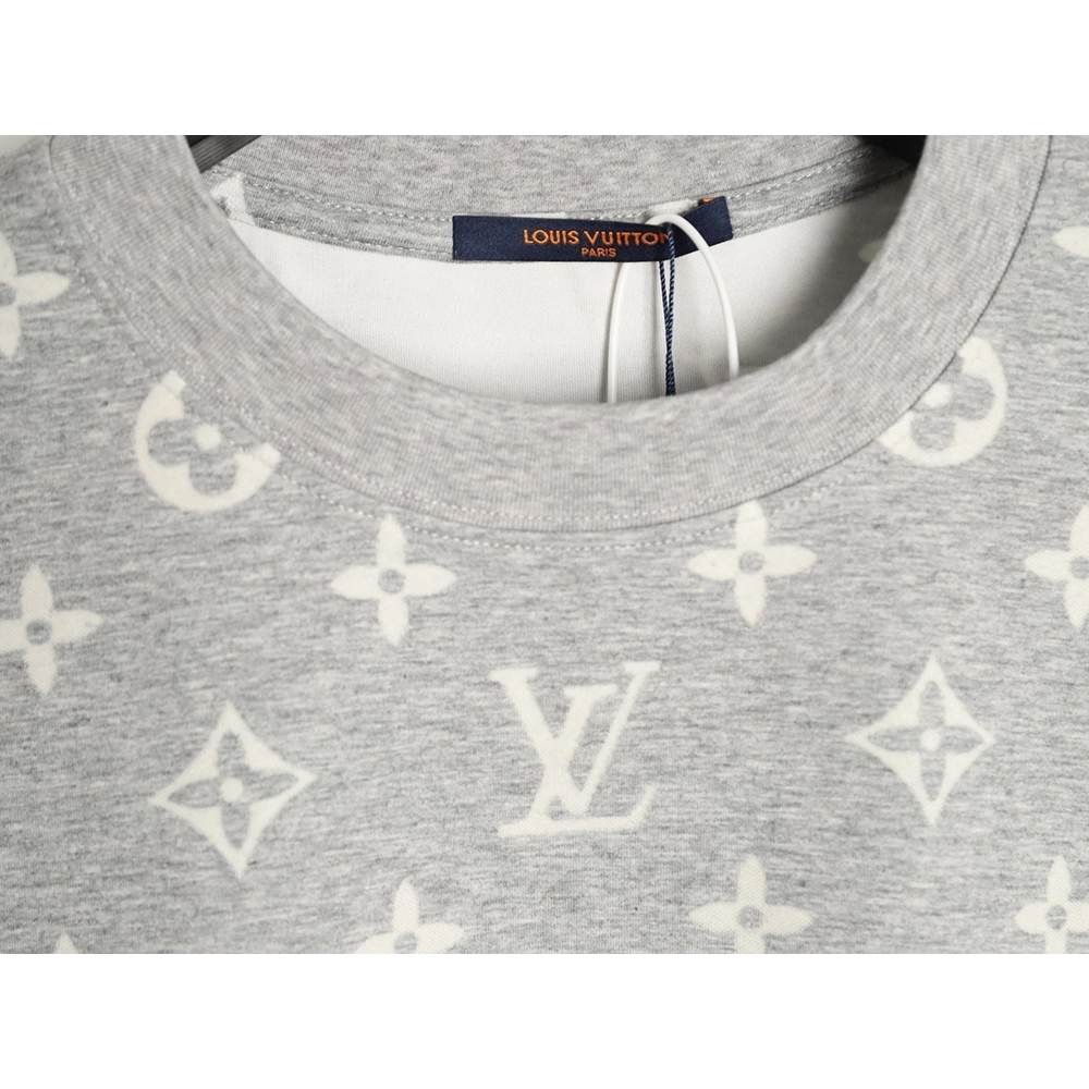 Louis Vuitton full monogram burnout short-sleeved shirt TSK2,Louis Vuitton