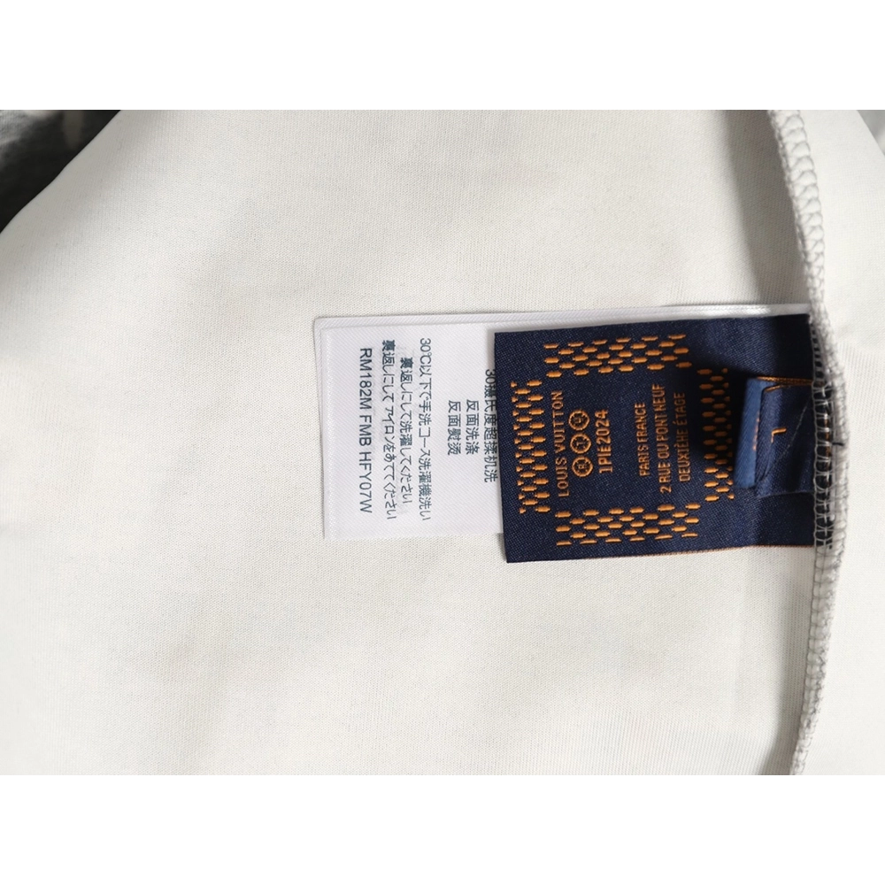 Louis Vuitton full monogram burnout short-sleeved shirt TSK2,Louis Vuitton