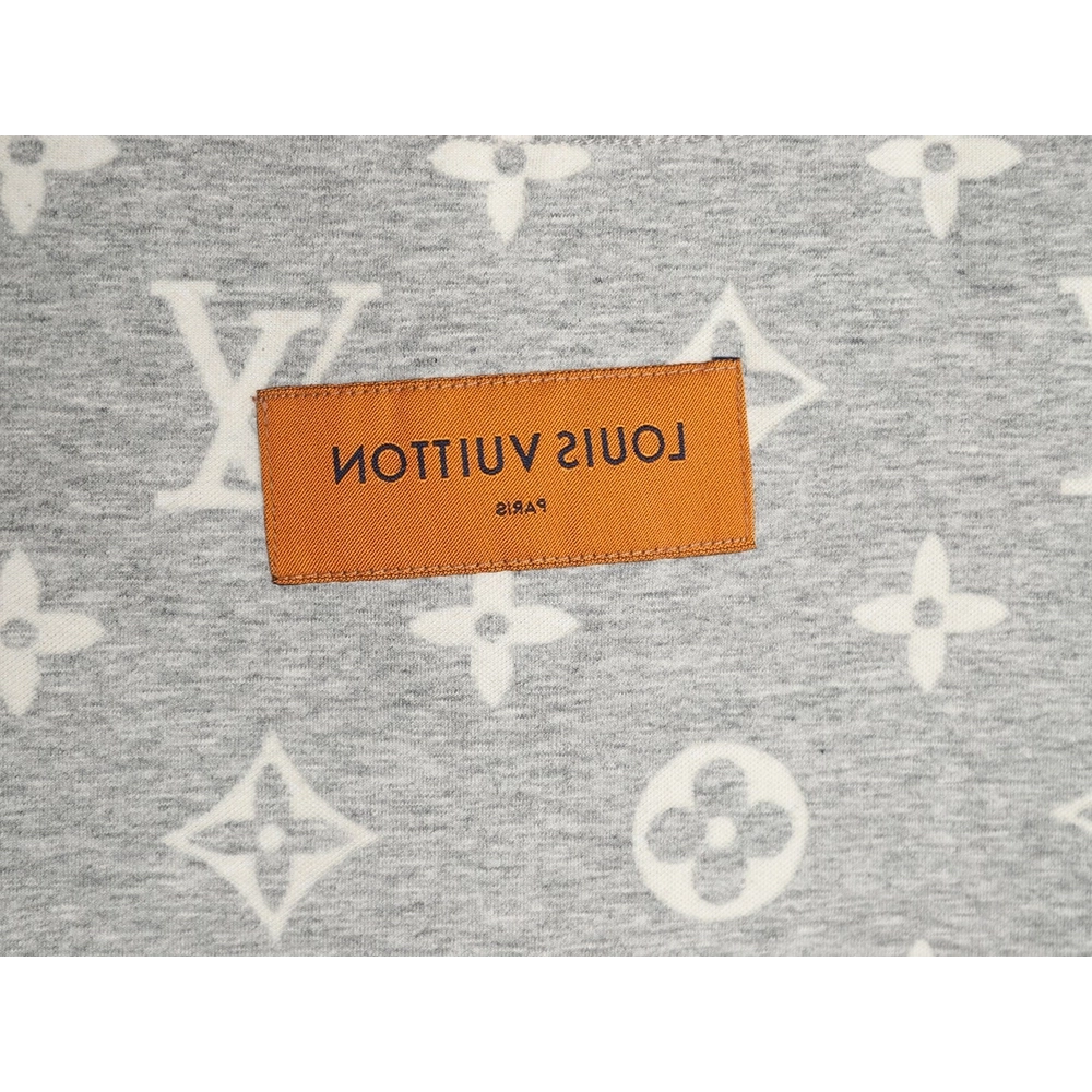 Louis Vuitton full monogram burnout short-sleeved shirt TSK2,Louis Vuitton