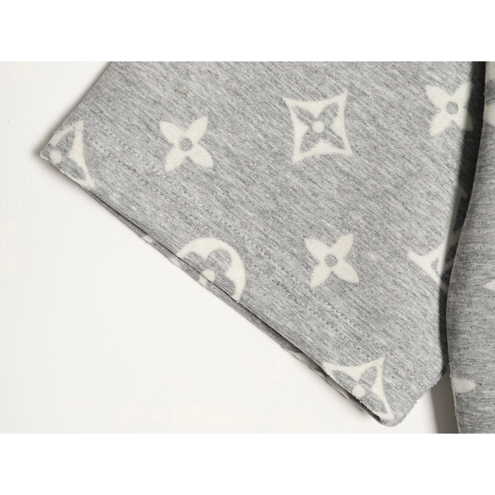 Louis Vuitton full monogram burnout short-sleeved shirt TSK2,Louis Vuitton