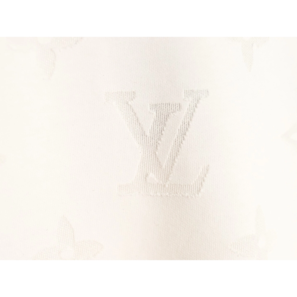 Louis Vuitton full monogram burnout short-sleeved shirt TSK1,Louis Vuitton