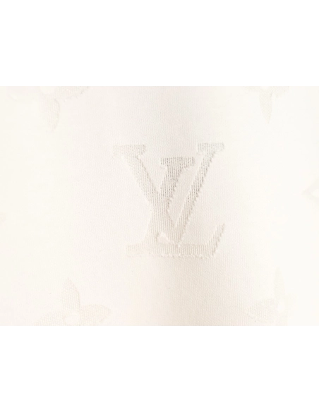 Louis Vuitton full monogram burnout short-sleeved shirt TSK1,Louis Vuitton