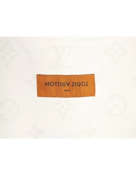 Louis Vuitton full monogram burnout short-sleeved shirt TSK1,Louis Vuitton