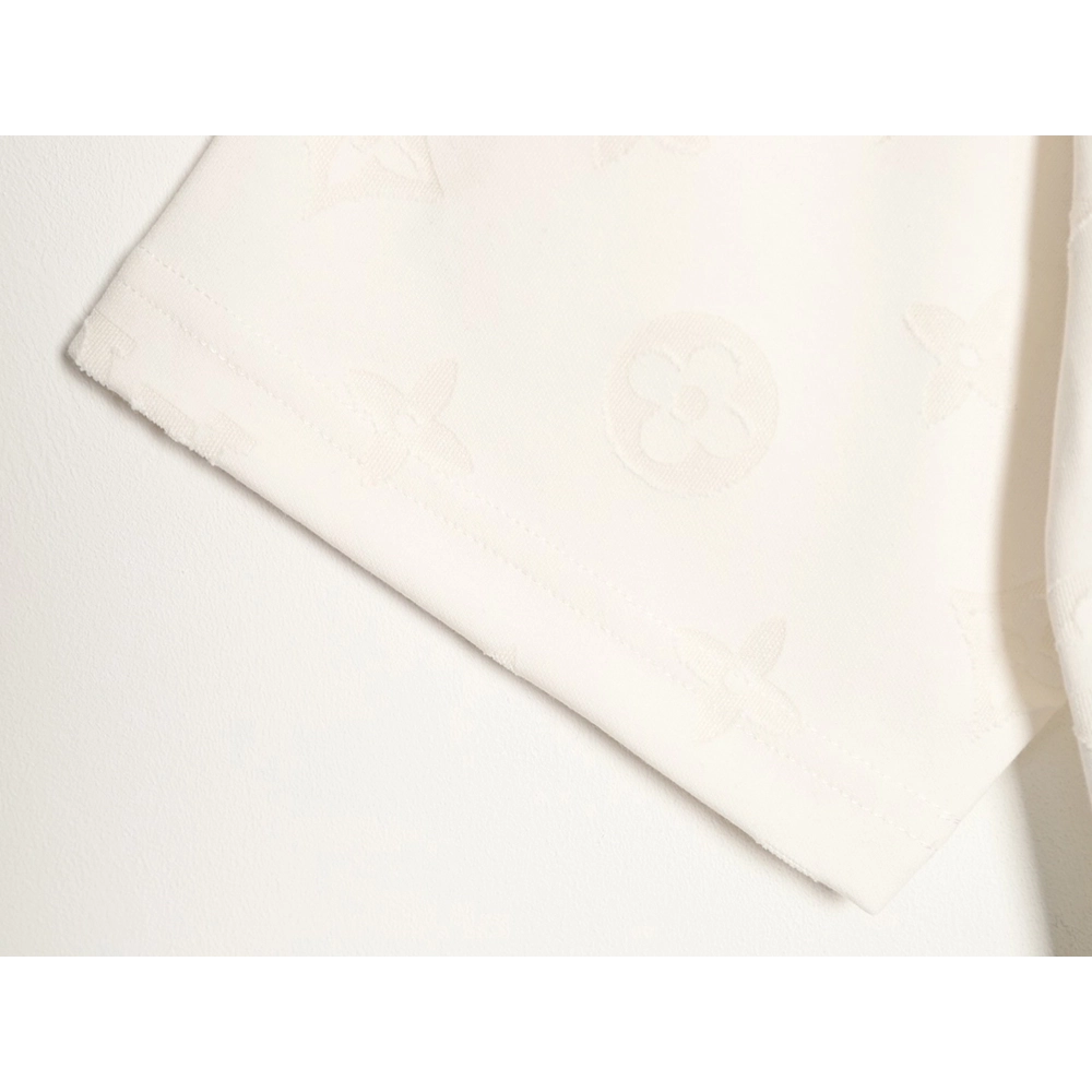 Louis Vuitton full monogram burnout short-sleeved shirt TSK1,Louis Vuitton