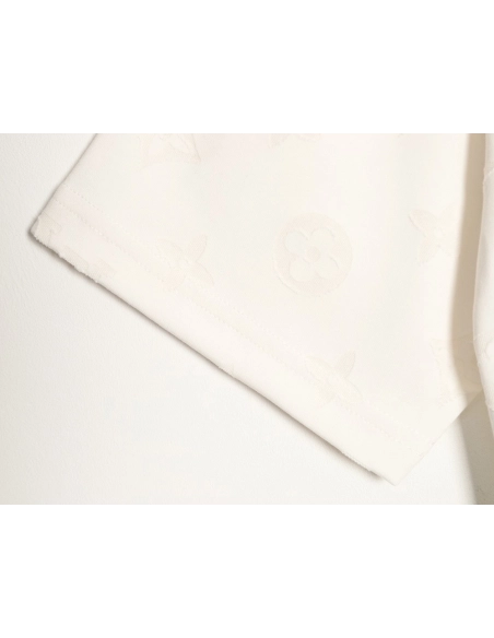 Louis Vuitton full monogram burnout short-sleeved shirt TSK1,Louis Vuitton