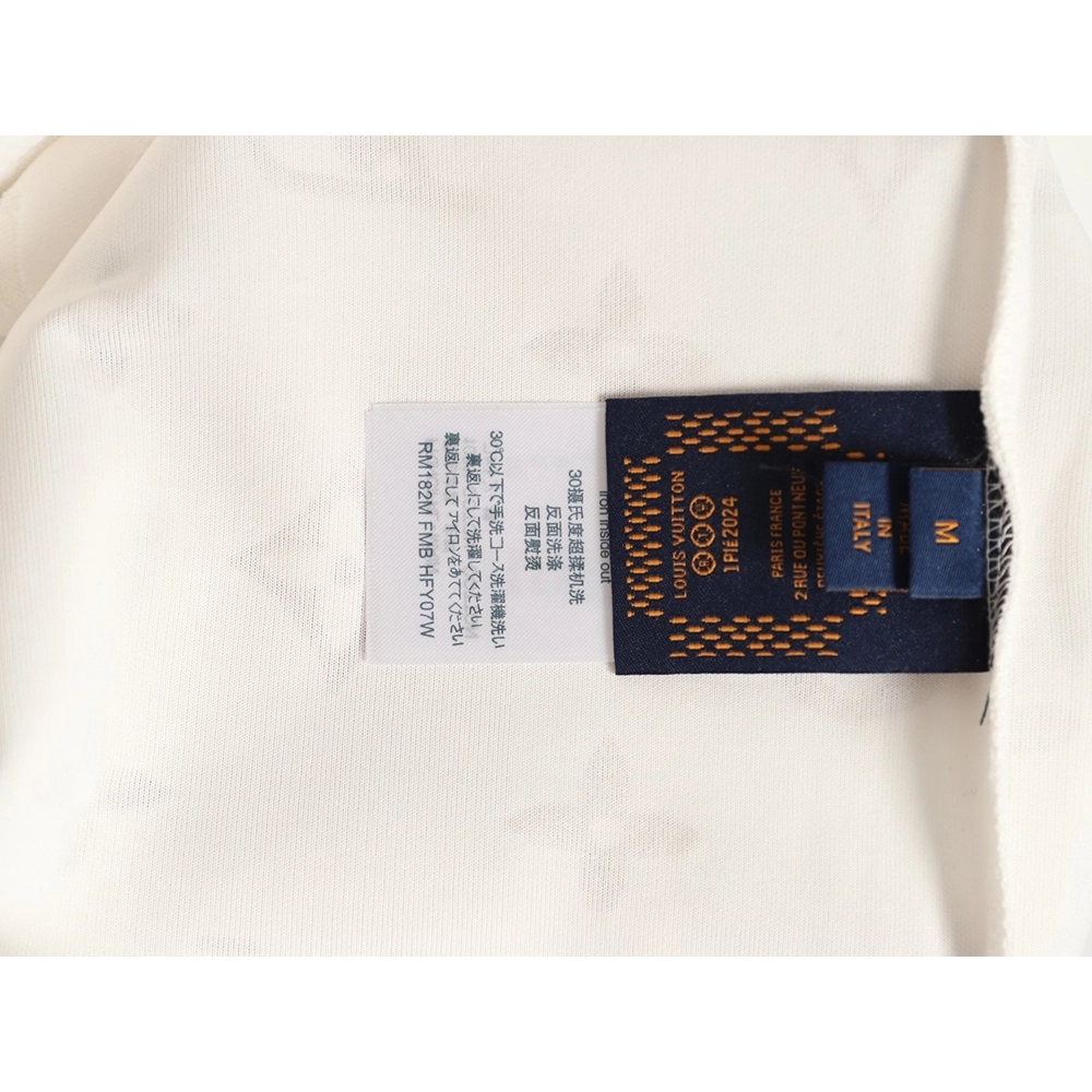 Louis Vuitton full monogram burnout short-sleeved shirt TSK1,Louis Vuitton
