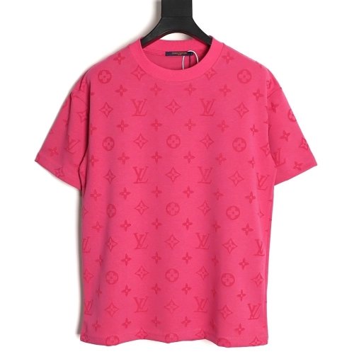 Louis Vuitton full monogram burnout short-sleeved shirt,Louis Vuitton