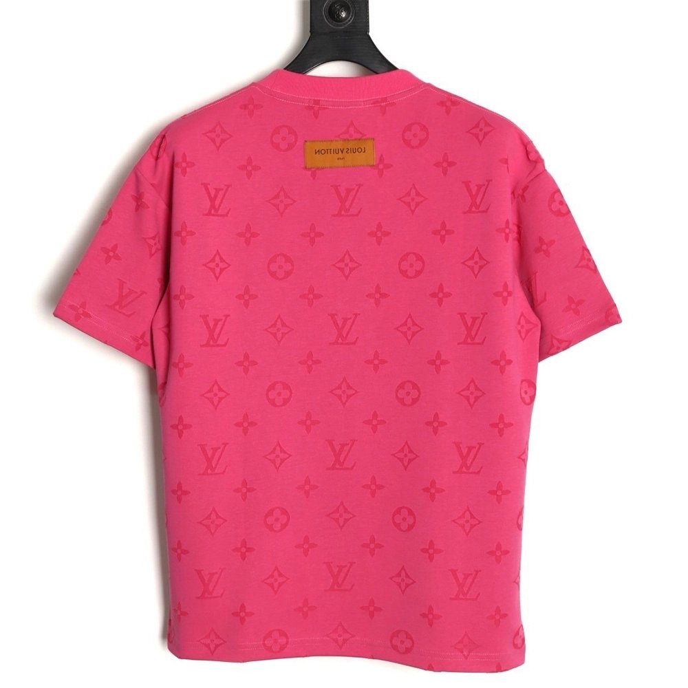 Louis Vuitton full monogram burnout short-sleeved shirt,Louis Vuitton