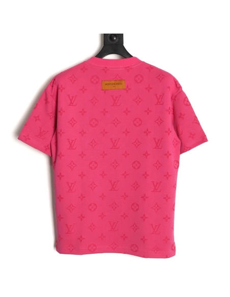 Louis Vuitton full monogram burnout short-sleeved shirt,Louis Vuitton