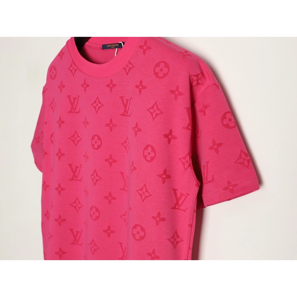 Louis Vuitton full monogram burnout short-sleeved shirt,Louis Vuitton