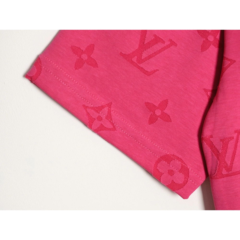Louis Vuitton full monogram burnout short-sleeved shirt,Louis Vuitton