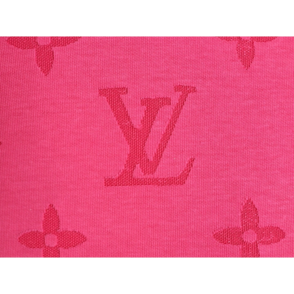 Louis Vuitton full monogram burnout short-sleeved shirt,Louis Vuitton