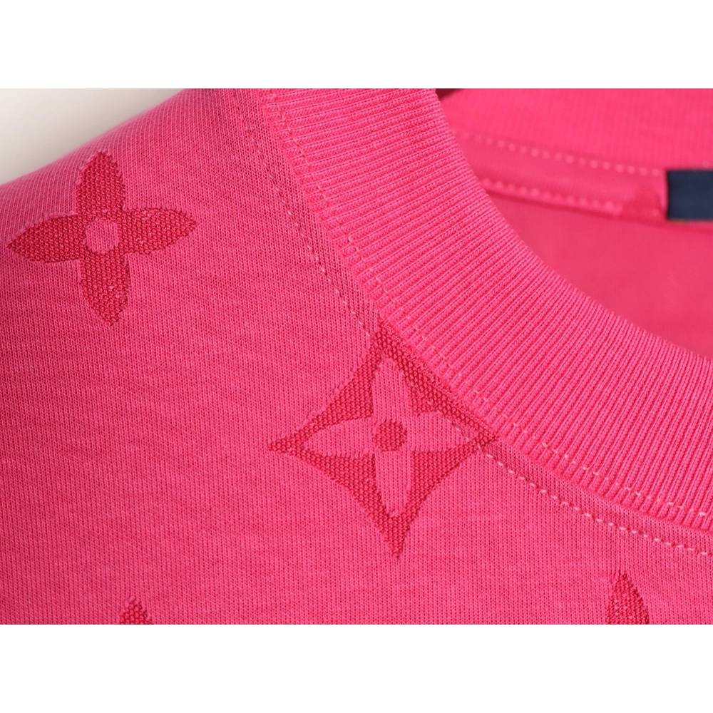 Louis Vuitton full monogram burnout short-sleeved shirt,Louis Vuitton