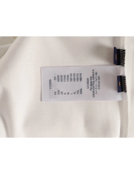 Louis Vuitton half-length logo monogram embroidered short-sleeved T-shirt,Louis Vuitton
