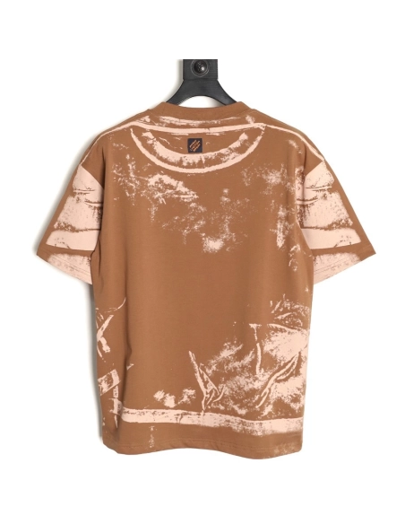 Louis Vuitton Illusion Tie-Dye Print Short-Sleeve Shirt,Louis Vuitton