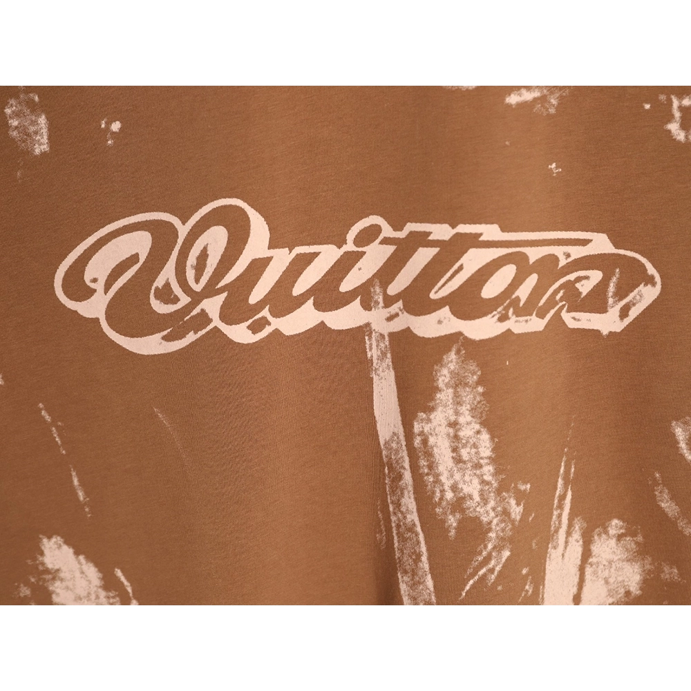 Louis Vuitton Illusion Tie-Dye Print Short-Sleeve Shirt,Louis Vuitton