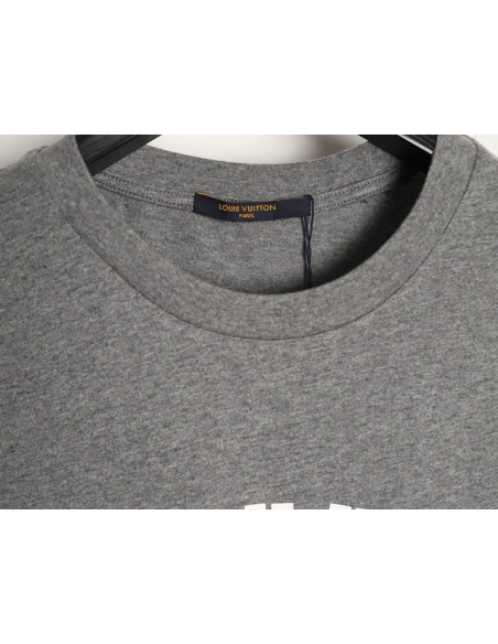 Louis Vuitton Iris 1854 Vintage Print Short-Sleeve T-Shirt TSK1,Louis Vuitton