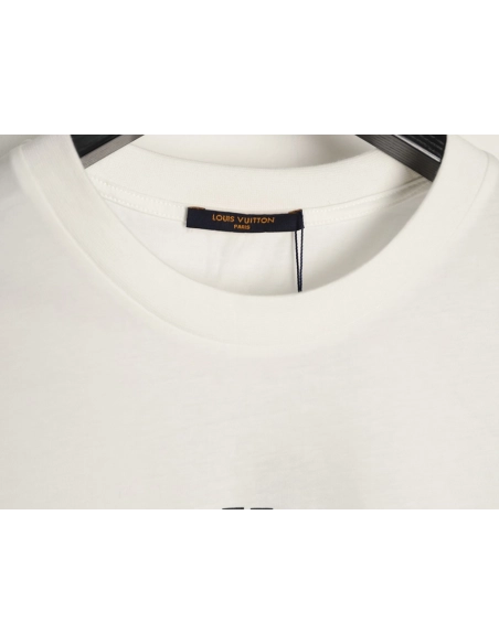 Louis Vuitton Iris 1854 Vintage Print Short-Sleeve T-Shirt,Louis Vuitton