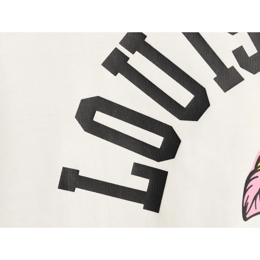 Louis Vuitton Iris 1854 Vintage Print Short-Sleeve T-Shirt,Louis Vuitton