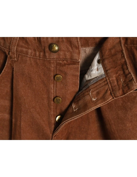 Louis Vuitton leather-label washed wide-leg denim shorts,Louis Vuitton