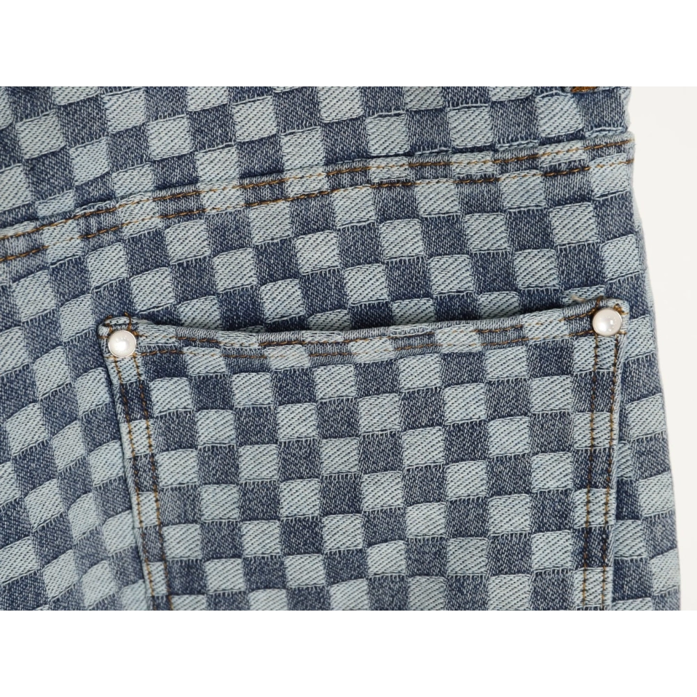 Louis Vuitton Nigo Damier Jacquard Denim Trousers,Louis Vuitton