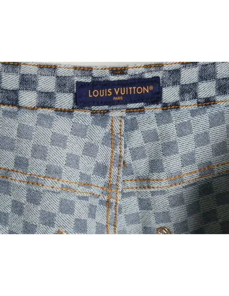 Louis Vuitton Nigo Damier Jacquard Denim Trousers,Louis Vuitton