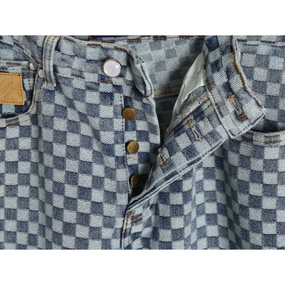 Louis Vuitton Nigo Damier Jacquard Denim Trousers,Louis Vuitton